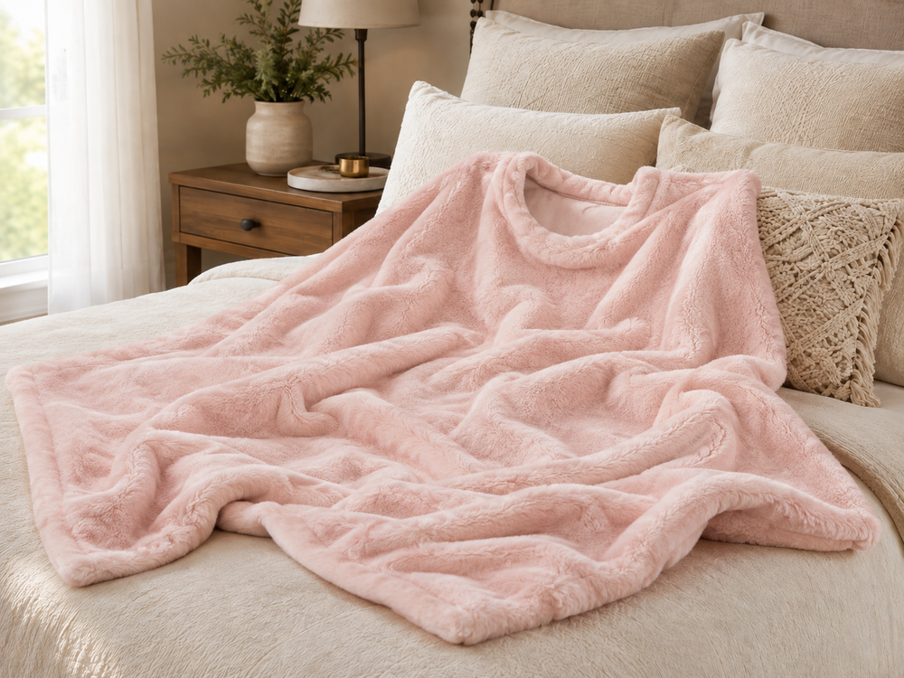 ComfyCo - Cuddler Plush Fleece Wearable Blanket
