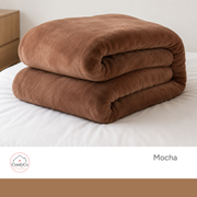 ComfyCo - Large Plush Fleece Blanket (150 x 250 cm)