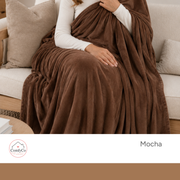 ComfyCo - Large Plush Fleece Blanket (150 x 250 cm)