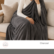 ComfyCo - Large Plush Fleece Blanket (150 x 250 cm)